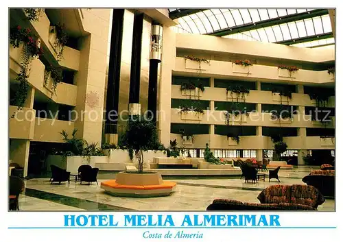 AK / Ansichtskarte Almerimar Hotel Melia Foyer Almerimar