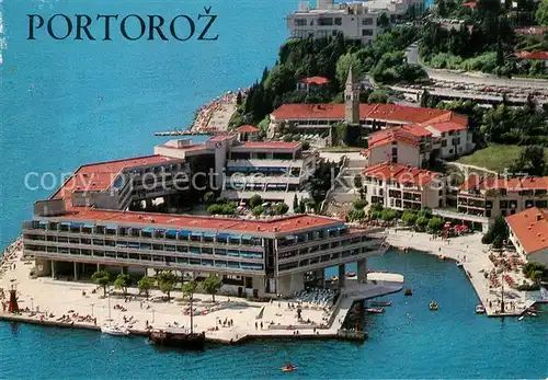 AK / Ansichtskarte Portoroz Hotelanlage Fliegeraufnahme Portoroz