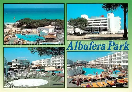 AK / Ansichtskarte Playa_de_Muro Apartamentos Albufera Park Swimming Pool Strand Playa_de_Muro