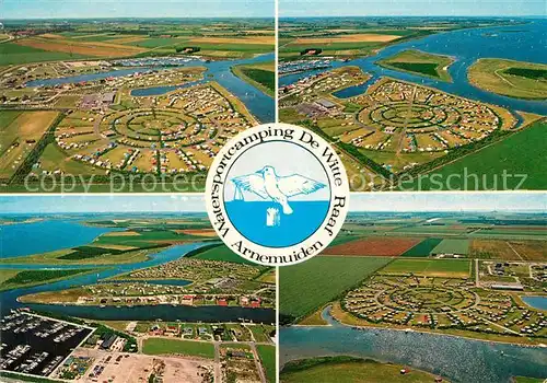 AK / Ansichtskarte Arnemuiden Watersportcamping De Witte Raaf Recreatiecentrum Oranjeplaat luchtfoto Arnemuiden