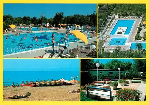 AK / Ansichtskarte Lido_del_Cavallino Camping Garden Paradiso Swimming Pool Strand Lido_del_Cavallino