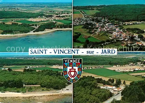 AK / Ansichtskarte Saint Vincent sur Jard Vues aeriennes Saint Vincent sur Jard