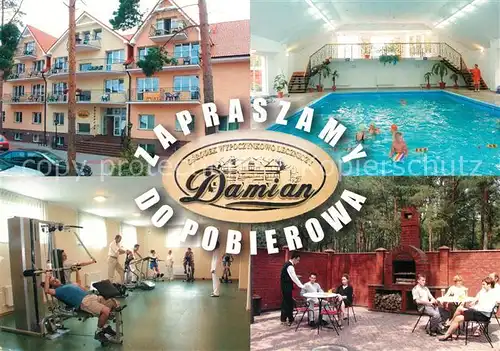 AK / Ansichtskarte Pobierowo Zapraszamy do Pobierowa Hotel Damian Ferienwohnungen Pobierowo