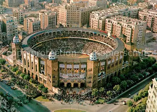AK / Ansichtskarte Barcelona_Cataluna Plaza de Toros Monumental vista aerea Barcelona Cataluna