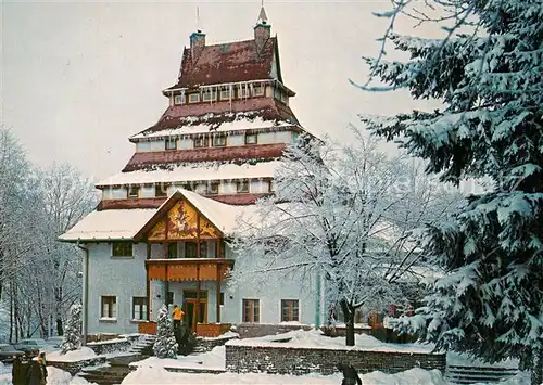 AK / Ansichtskarte Matrahaza SZOT uedueloe Erholungsheim der Gewerkschaften im Winter Matrahaza