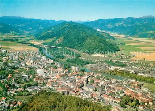 AK / Ansichtskarte Judenburg_Steiermark Bergstadt Fliegeraufnahme Judenburg_Steiermark