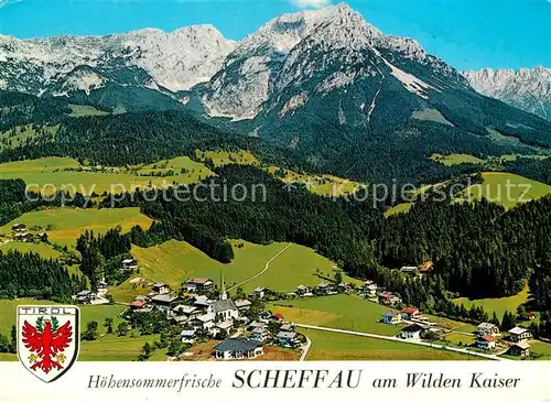 AK / Ansichtskarte Scheffau_Wilden_Kaiser Sommerfrische Kaisergebirge Fliegeraufnahme Scheffau_Wilden_Kaiser