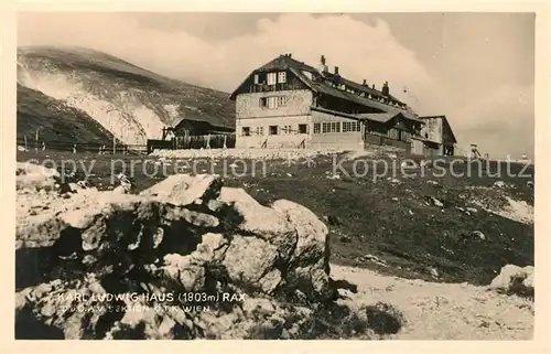 AK / Ansichtskarte Rax Karl Ludwig Haus Rax