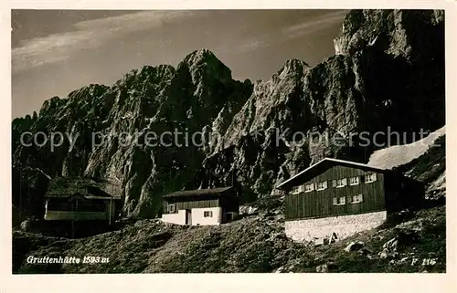 AK / Ansichtskarte Gruttenhuette Panorama Gruttenhuette