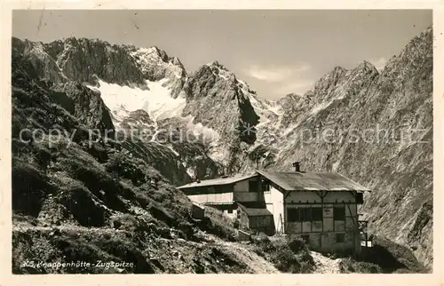 AK / Ansichtskarte Knappenhuette Zugspitze Knappenhuette