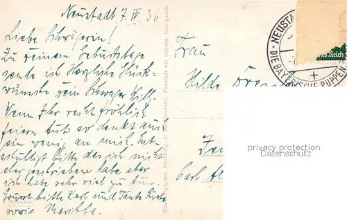 AK / Ansichtskarte Neustadt_Coburg Panorama Neustadt_Coburg