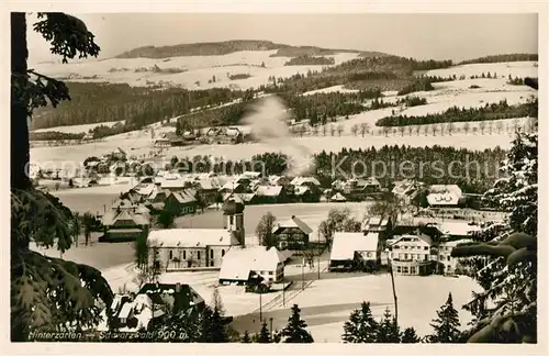 AK / Ansichtskarte Hinterzarten Winterlandschaft Hinterzarten