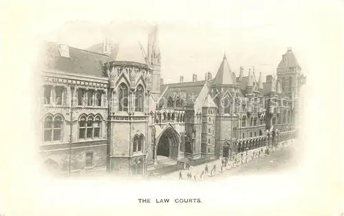 AK / Ansichtskarte London The Law Courts London