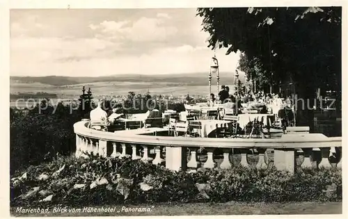 AK / Ansichtskarte Marienbad_Tschechien_Boehmen Blick vom Hoehenhotel Panorama Marienbad_Tschechien