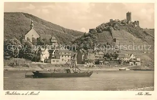 AK / Ansichtskarte Beilstein_Mosel Kirche Burg Beilstein_Mosel