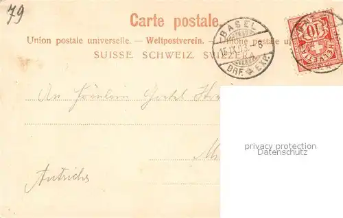 AK / Ansichtskarte Basel_BS Markt Basel_BS