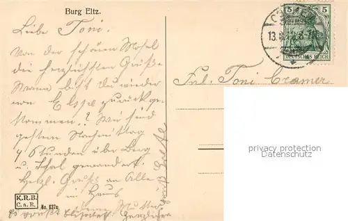 AK / Ansichtskarte Burg_Eltz Panorama Burg_Eltz