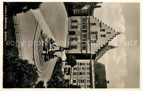 AK / Ansichtskarte Lindau_Bodensee Rathaus Lindau Bodensee