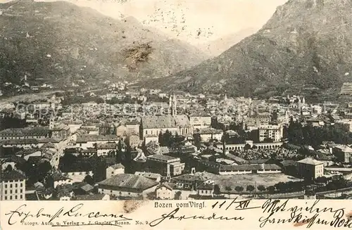 AK / Ansichtskarte Bozen_Suedtirol Panorama Bozen Suedtirol