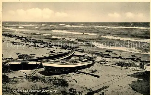 AK / Ansichtskarte Falshoeft_Nieby Brandung Falshoeft Nieby