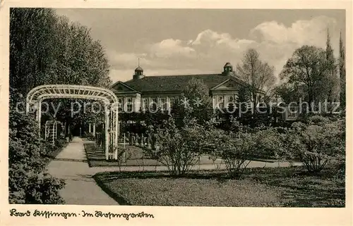 AK / Ansichtskarte Bad_Kissingen Rosengarten Bad_Kissingen