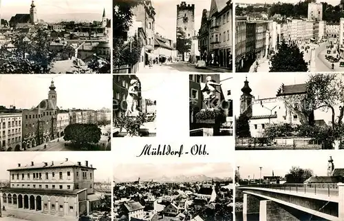 AK / Ansichtskarte Muehldorf_Inn Stadtansichten Muehldorf Inn
