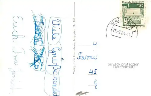 AK / Ansichtskarte Lenggries Kirche Panorama Lenggries