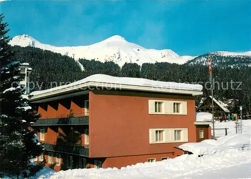 AK / Ansichtskarte Arosa_GR Staubs Flatel Winter Arosa_GR