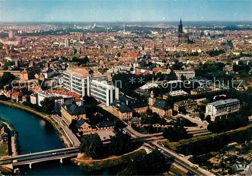 AK / Ansichtskarte Strasbourg_Alsace Fliegeraufnahme Strasbourg Alsace