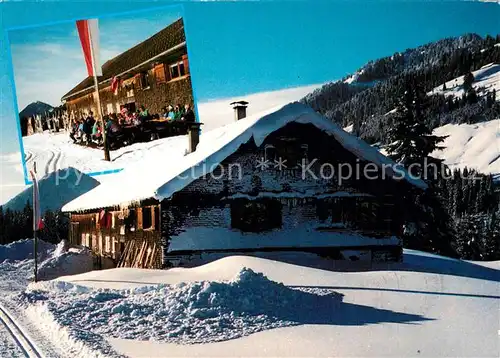 AK / Ansichtskarte Hittisau_Vorarlberg Loipenstueble Winter Hittisau Vorarlberg