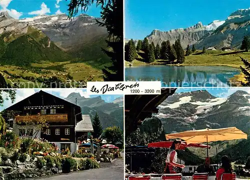 AK / Ansichtskarte Les_Diablerets Panoramen Gaststaette Les_Diablerets