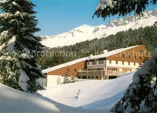 AK / Ansichtskarte Parpan Ferienheim Schule Schlieren Winter Parpan