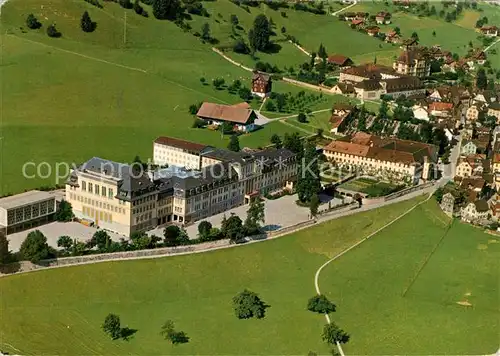 AK / Ansichtskarte Stans_NW Kollegium St. Fidelis Fliegeraufnahme Stans_NW