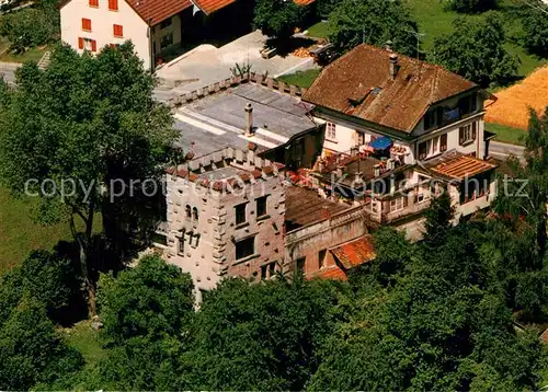 AK / Ansichtskarte Seengen_AG Fliegeraufnahme Buehnenbau Engel Seengen_AG