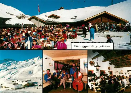 AK / Ansichtskarte Arosa_GR Tschuggenhuette Winterlandschaft Arosa_GR