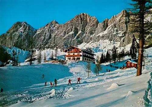 AK / Ansichtskarte Ramsau_Dachstein_Steiermark Hotel Tuerlwand Winterlandschaft Ramsau_Dachstein