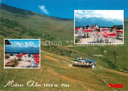 AK / Ansichtskarte Fiss_Tirol Moeser Alm Fiss_Tirol