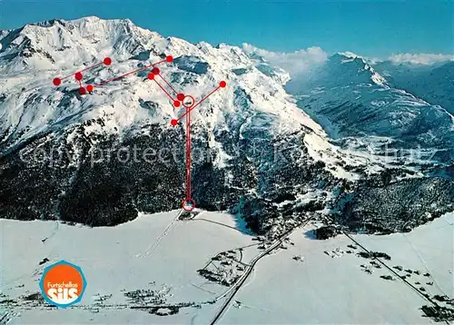 AK / Ansichtskarte Sils_Baselgia Furtschellas  Sils Baselgia
