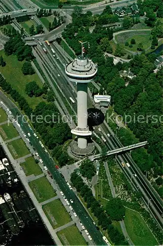 AK / Ansichtskarte Rotterdam Fliegeraufnahme Euromast Rotterdam