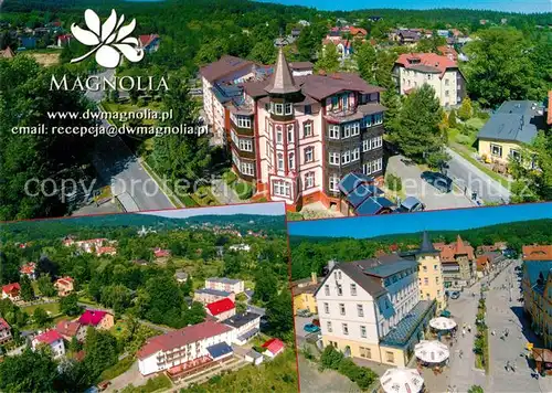 AK / Ansichtskarte Swieradow_Zdroj_Bad_Flinsberg Fliegeraufnahme Magnolia Swieradow_Zdroj