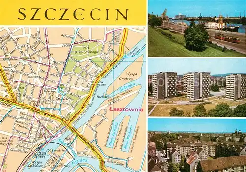 AK / Ansichtskarte Szczecin_Stettin Panorama Szczecin_Stettin