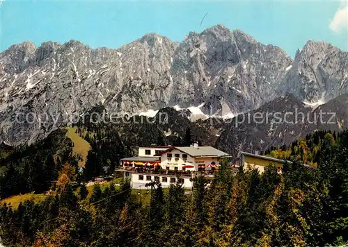 AK / Ansichtskarte Wilder_Kaiser Berghaus Aschenbrenner Kaiserlift Kufstein Wilder Kaiser