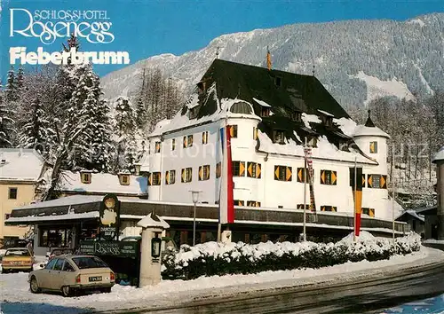 AK / Ansichtskarte Fieberbrunn_Tirol Schlosshotel Rosenegg Winter Fieberbrunn Tirol