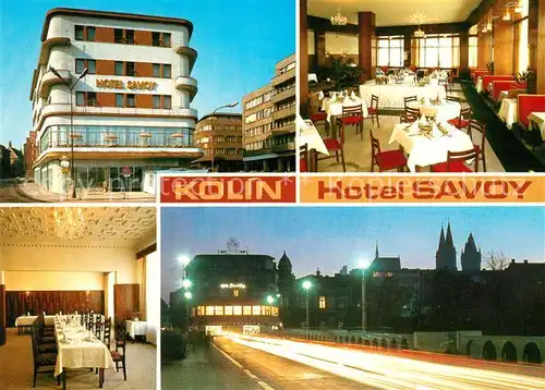 AK / Ansichtskarte Kolin Hotel Savoy Kolin