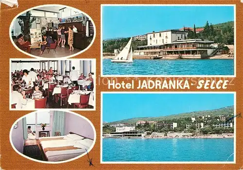 AK / Ansichtskarte Selce_Crikvenica Hotel Jadranka Selce Crikvenica