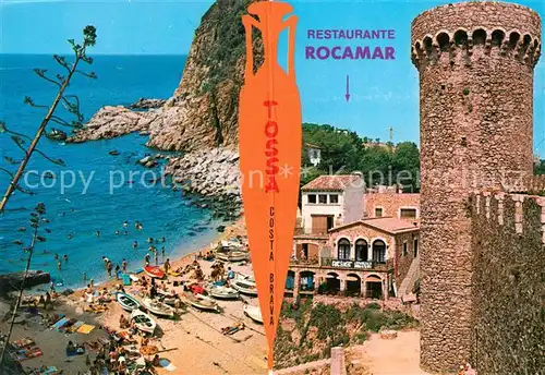 AK / Ansichtskarte Tossa_de_Mar Restaurante Bodega Rocamar Tossa_de_Mar