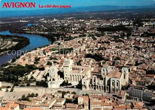 AK / Ansichtskarte Avignon_Vaucluse Fliegeraufnahme Avignon Vaucluse