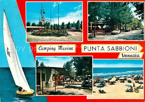 AK / Ansichtskarte Punta_Sabbioni Camping Marina Strand Punta Sabbioni