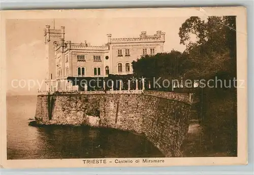 AK / Ansichtskarte Trieste Castello di Miramare Trieste