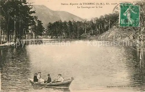 AK / Ansichtskarte Thorenc_Andon Station Alpestre Le Canotage sur le Lac Thorenc Andon